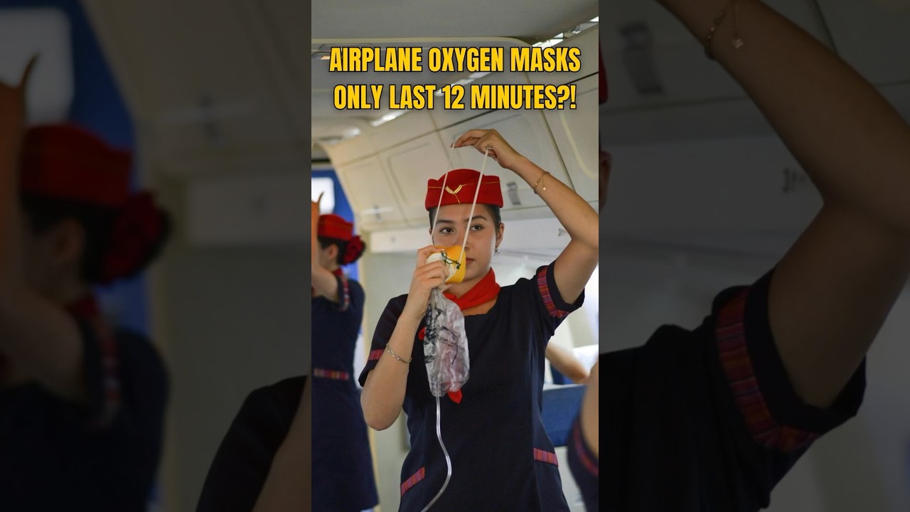 Airplane Oxygen Masks Only Last 12 Minutes! 😨
