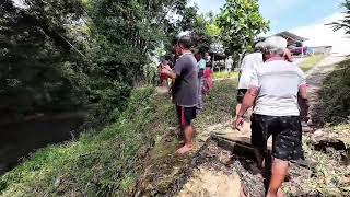 ULAR HITAM MASUK RUMAH DISAMBUT DENGAN ADAT MIRING DAYAK IBAN SEBELUM DILEPASKAN //