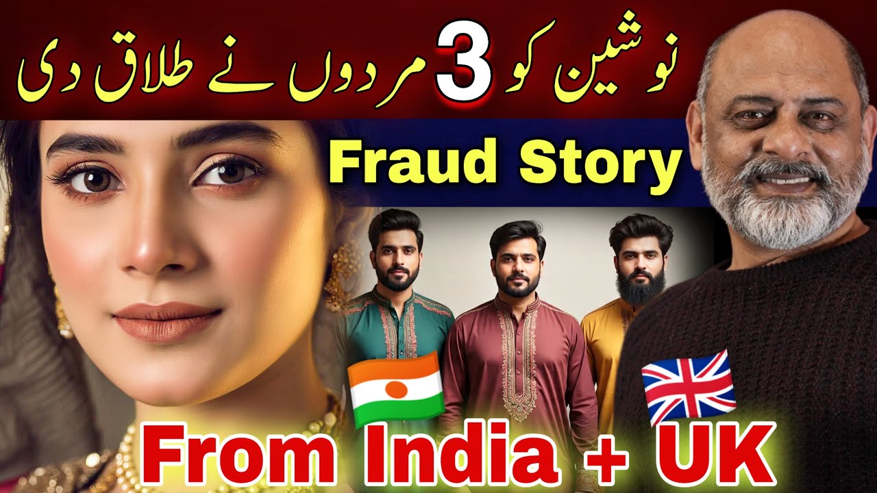 Fraud story from India + uk |indian family|  Iftikhar Ahmad Usmani | نوشین کو تین مردوں نے طلاق دی