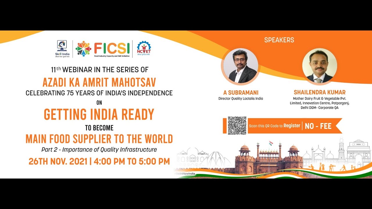 inar on Getting India Ready to the Food Basket of the World