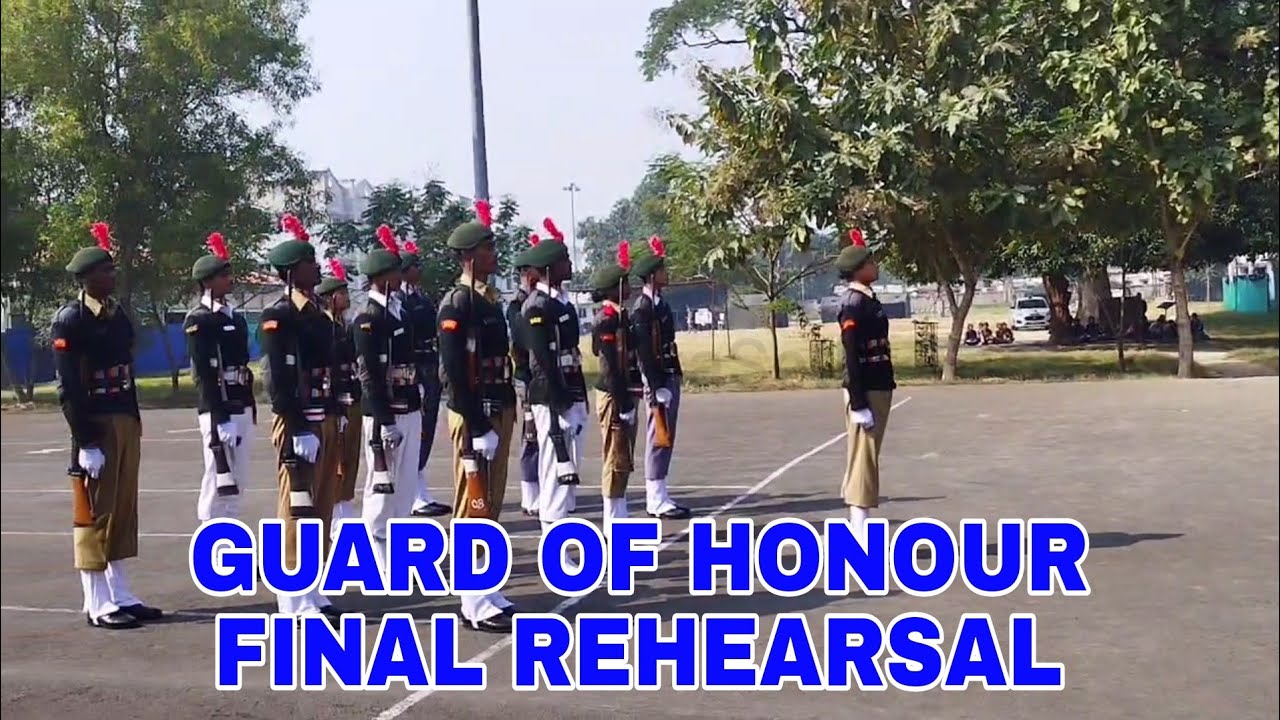 RDC 2025 Guard of Honour Final Rehearsal FDR