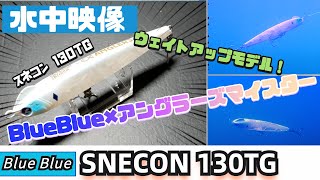 水中映像】スネコン130TG！あのスネコンがウェイトアップ