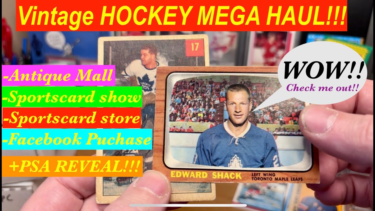 MEGA vintage Hockey Card HAUL/PSA Reveal! So much to show, Let's GO!!! 
