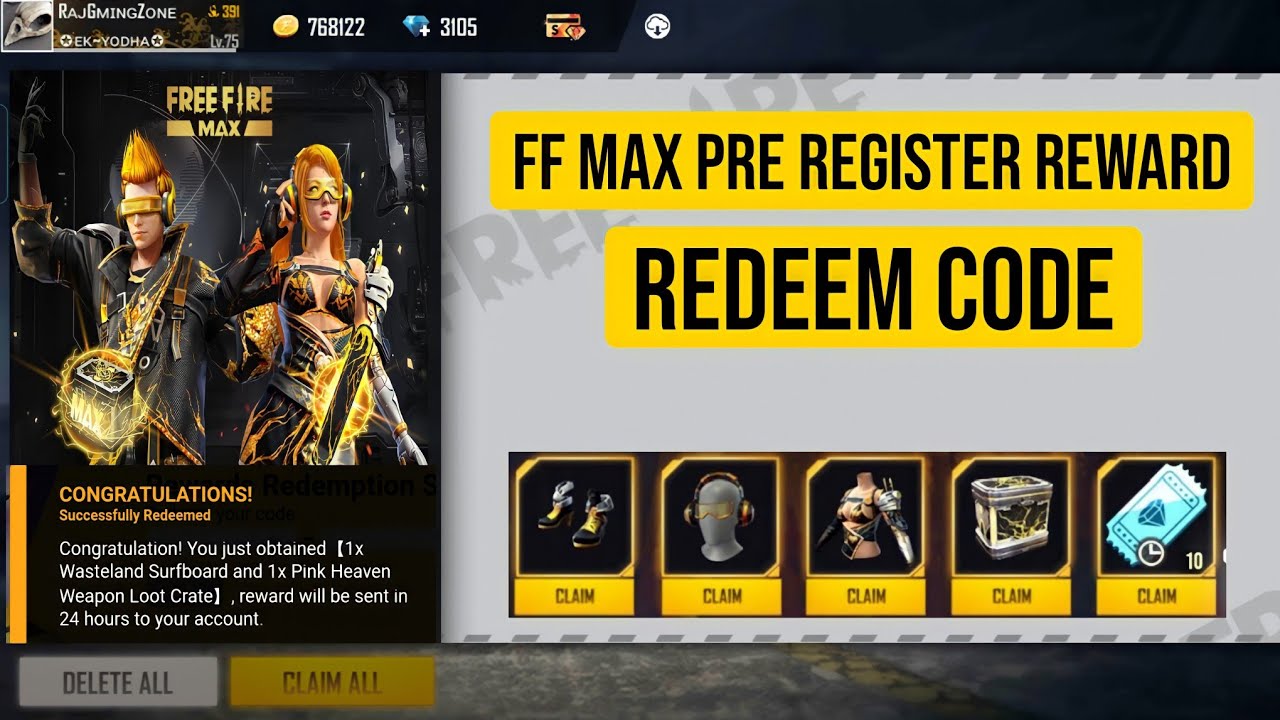 Garena Free Fire MAX Redeem Codes for December 14, 2023: How to