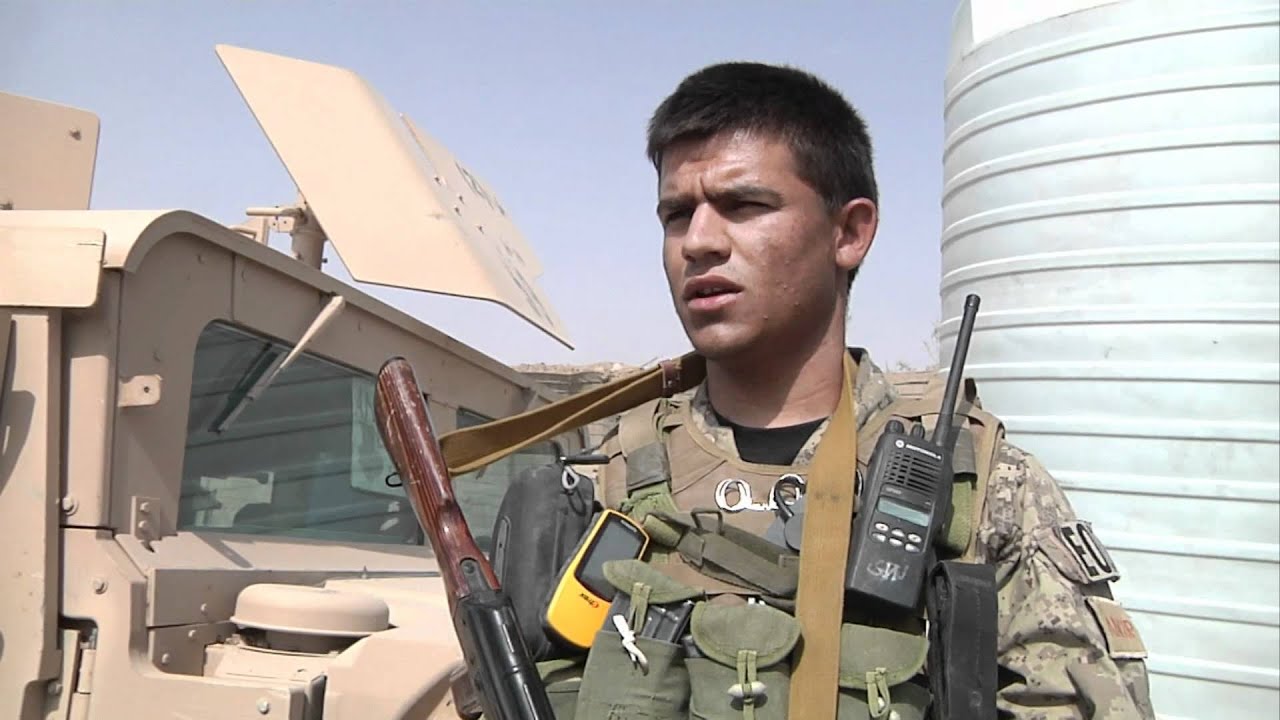 Air Force EOD conducting Counter IED Training with ANCOP - Afghanistan