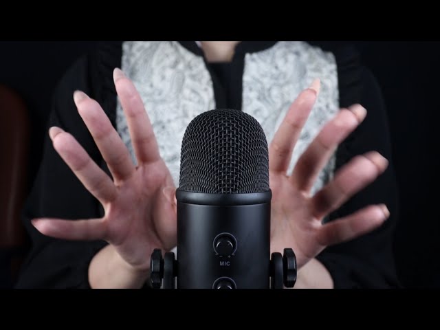ASMR | up close mouth sounds and hand movements until you fall asleep
