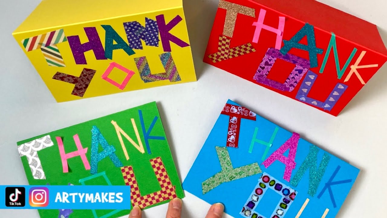 Arty Makes - Make A Washi Tape Card 👍😘