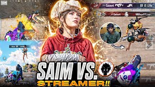 4 Streamer’s Vs Saimv4 Streamer *HOOKED Spectating Me After This Wipe! | BGMI 🔱
