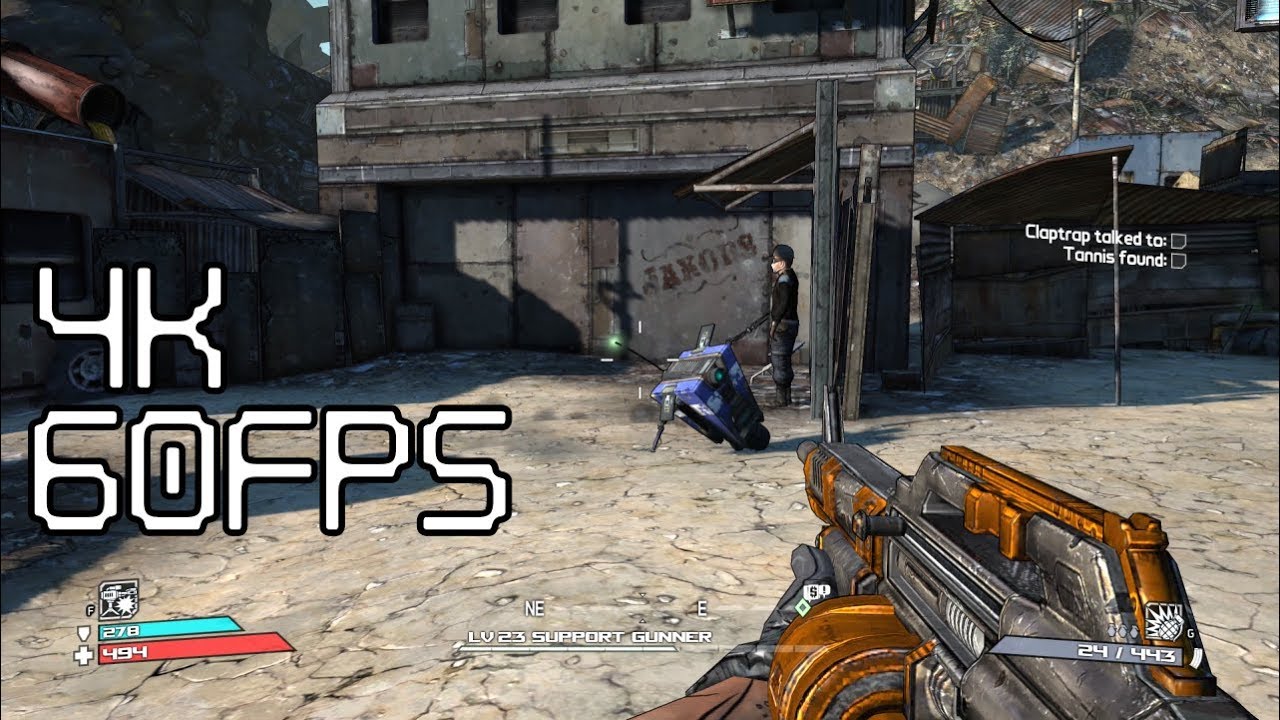 Claptrap Rescue: New Haven - Borderlands (26.1 Side Mission) No Commentary Longplay Walkthrough