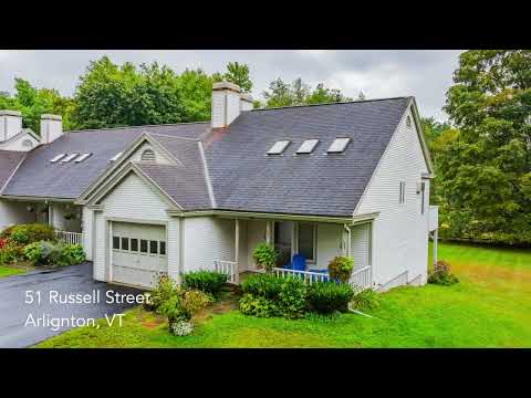 51 Russell Street, Arlington, VT home video tour