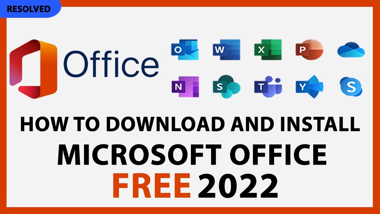 How To Download And Install Microsoft Office For Free In 2022 - Youtube