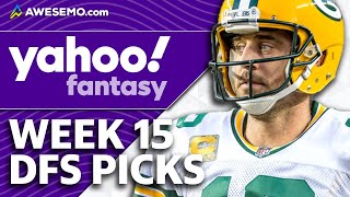 Yahoo Daily Fantasy Football Strategy & Picks Week 15