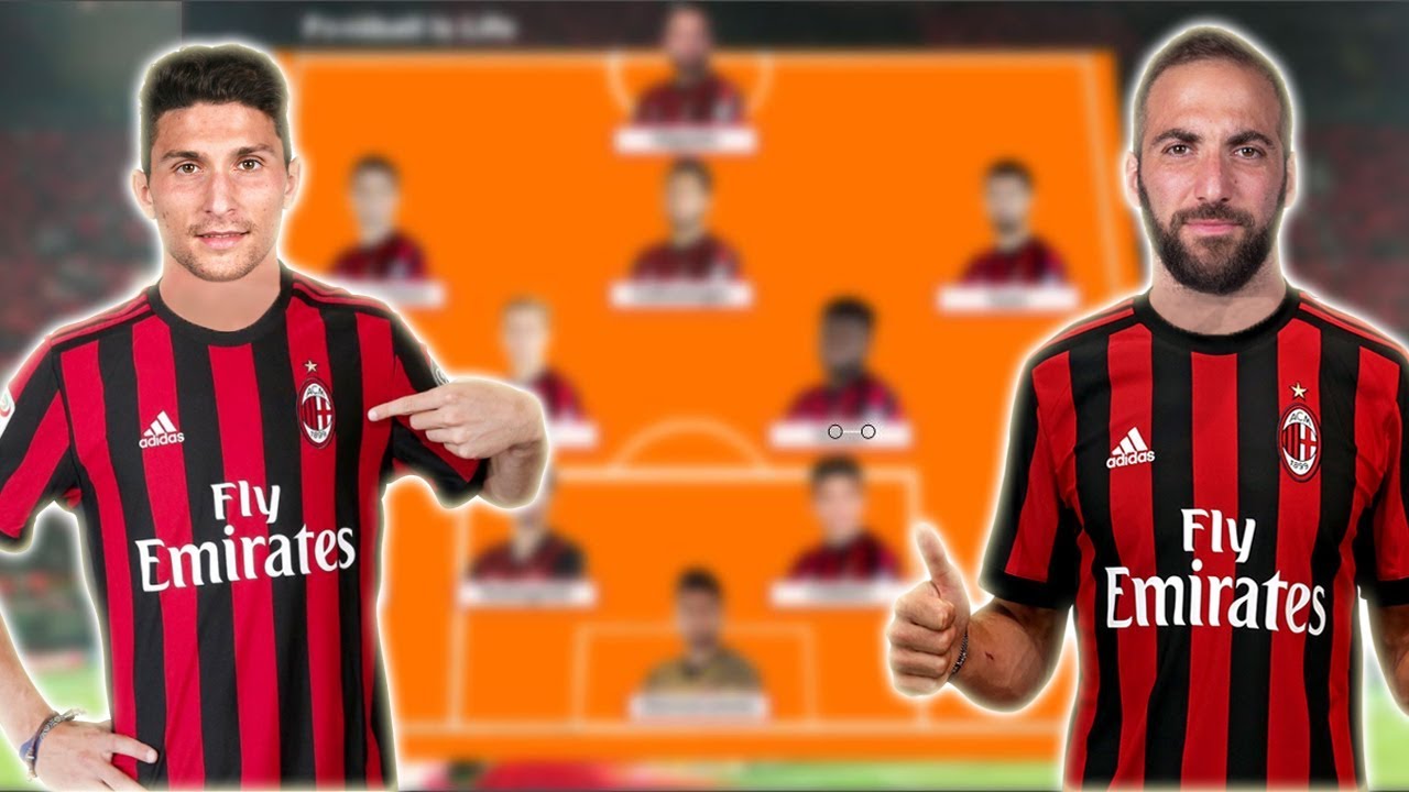  Ac Milan Potential Lineup 2019 2019 With Higuain Caldara 