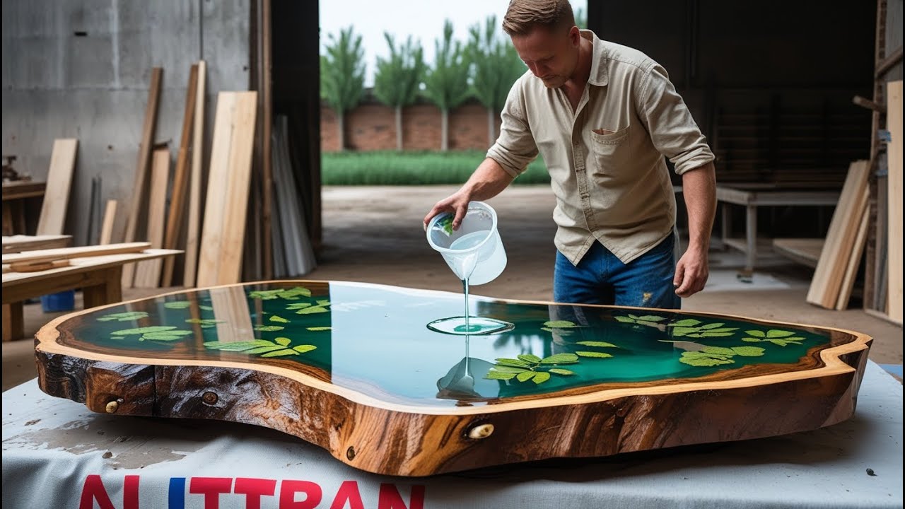 From Raw Oak to Epoxy Table – Full Process Revealed