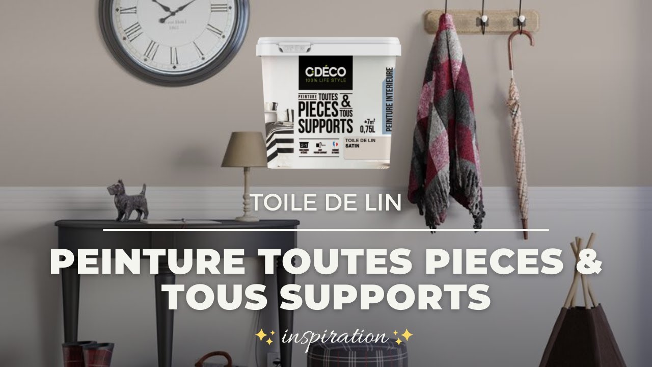 Peinture toutes pièces & tous supports | TOILE DE LIN | CDÉCO