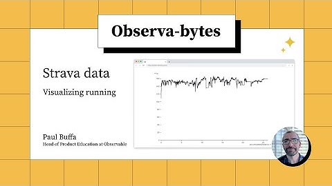 Visualizing Strava data