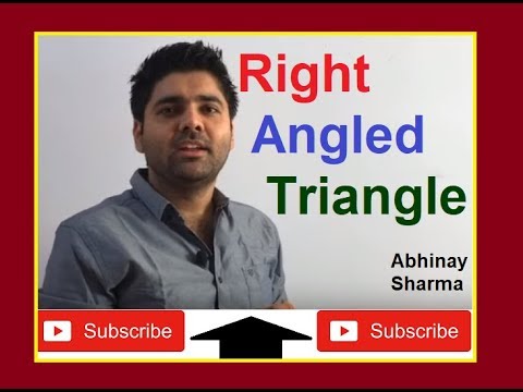 right angled triangle geometry part 19 - by abhinay sharma