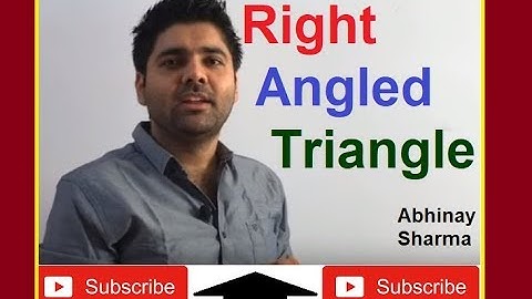 Right Angled Triangle Geometry Part 19 - By Abhinay Sharma (Abhinay Maths)