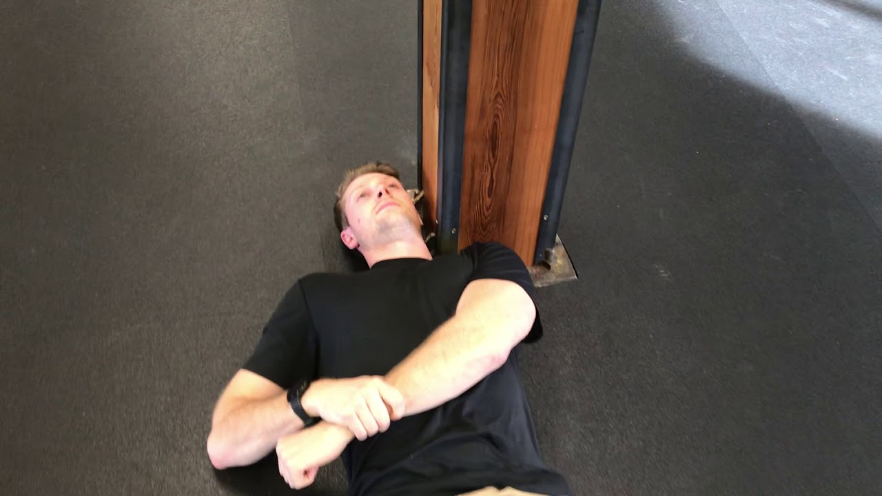 Upper Trapezius Mobilization with Lacrosse Ball YouTube