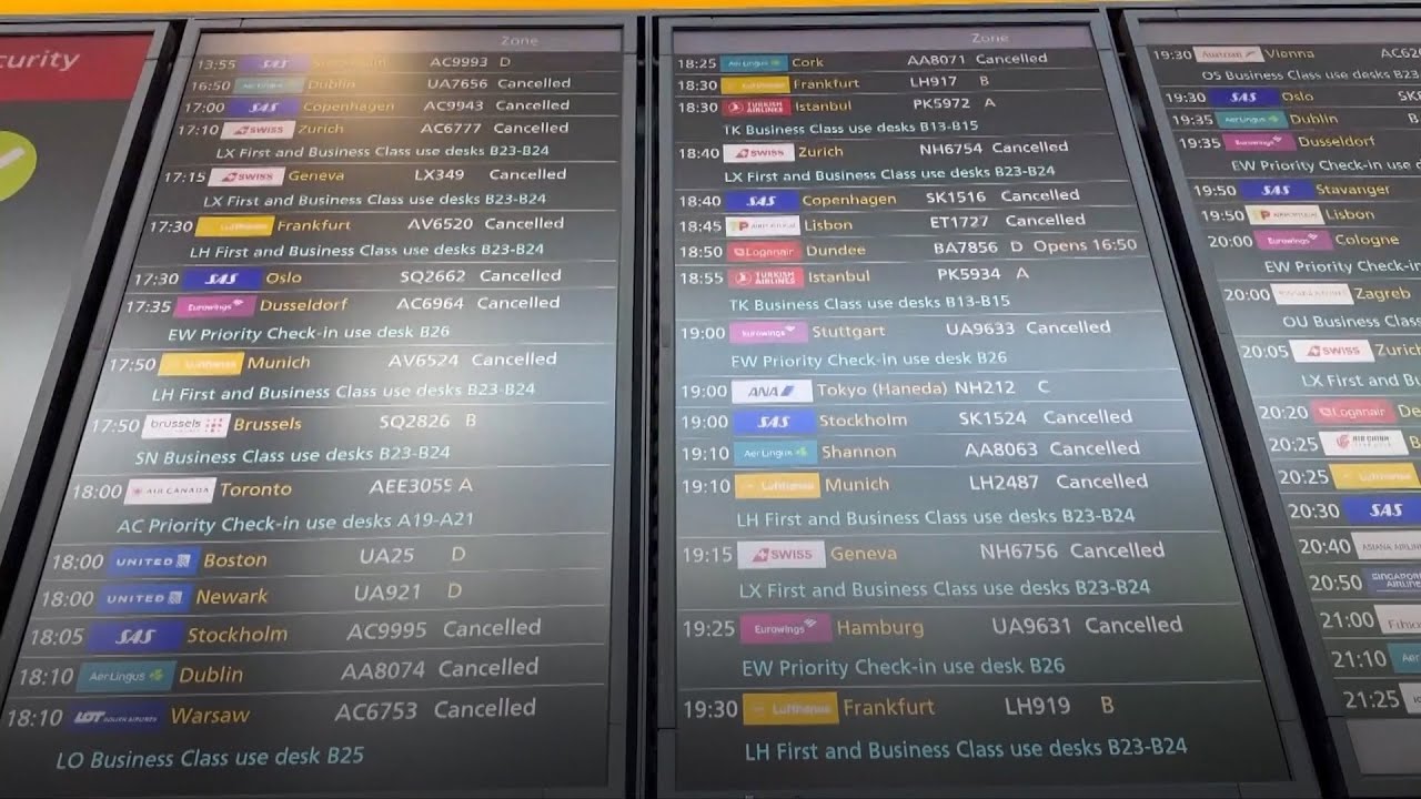 500 flights canceled as UK's air traffic control system falters