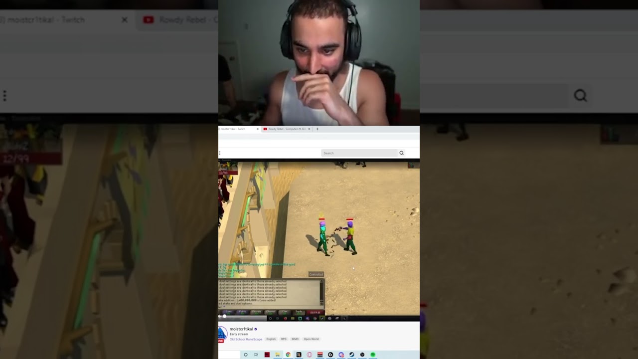 ODABLOCK и MOISTCR1TIKAL GO RUNESCAPE STAKING