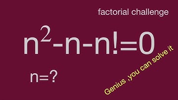 Try This Factorial Challenge For Math Olympiad Algebra Fun!
