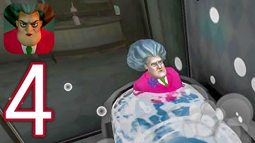 Scary Teacher 3D - Gameplay Walkthrough Episode 4 - A Sticky Mess (iOS, Android)