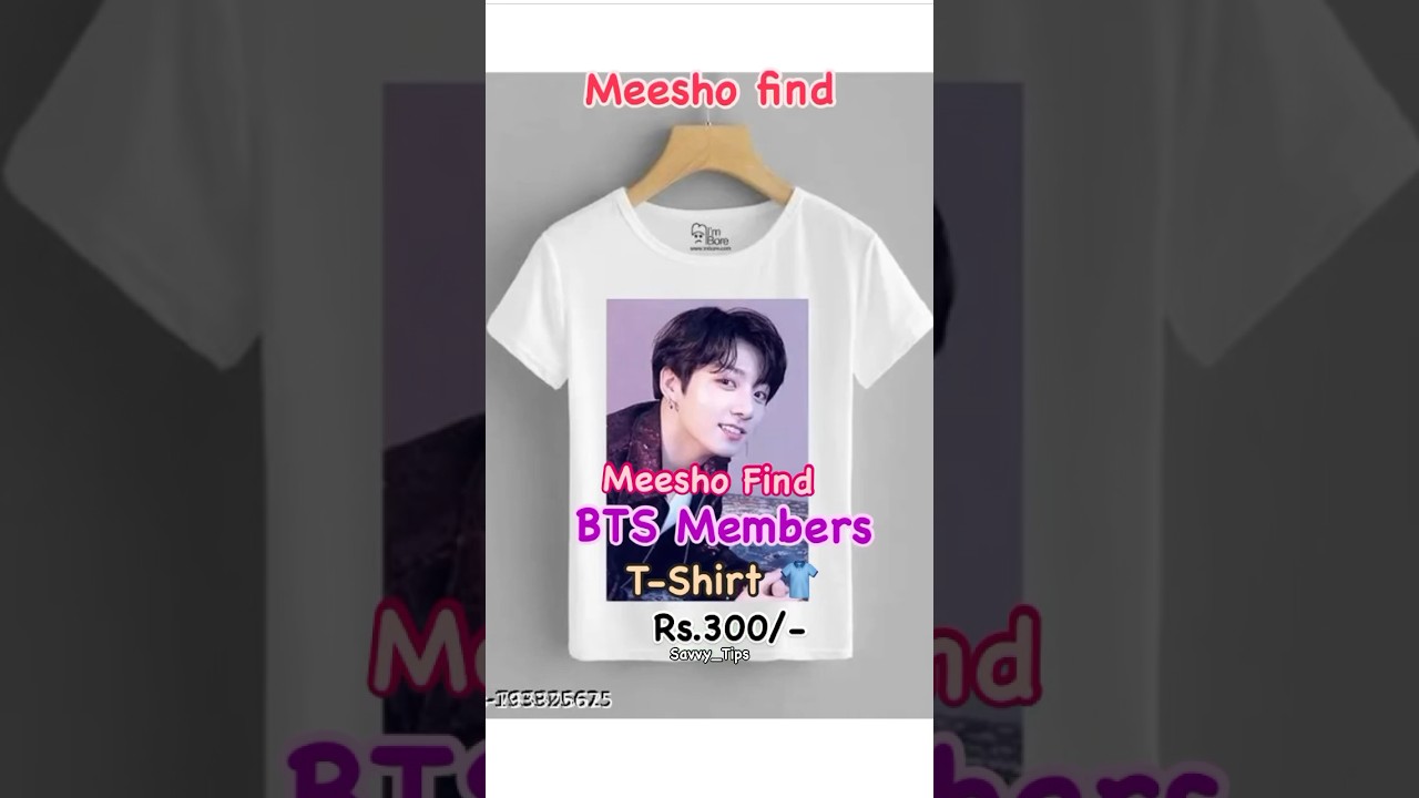 Meesho Find BTS T-Shirt 🤩💜 