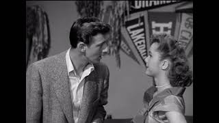 Bob Fosse, Barbara Ruick, Cebbie Reynolds and Bobby Van in “The Affairs of Dobie Gillis”.