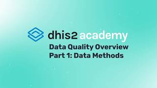 1.2.1 - Data Quality Academy - Data Quality Methods