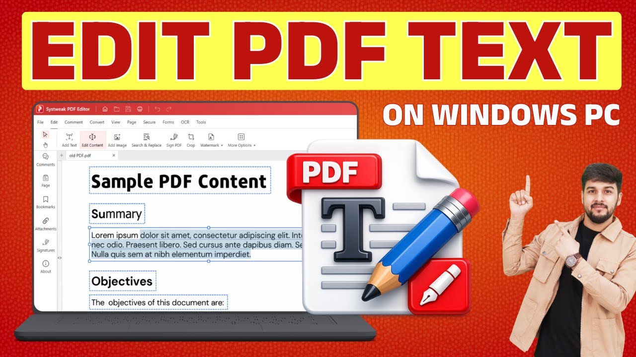 How to Edit PDF Text Offline on Windows PC or Laptop | Best offline PDF editor  