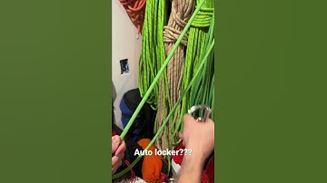 Locking climbing carabiners are bomber 😂