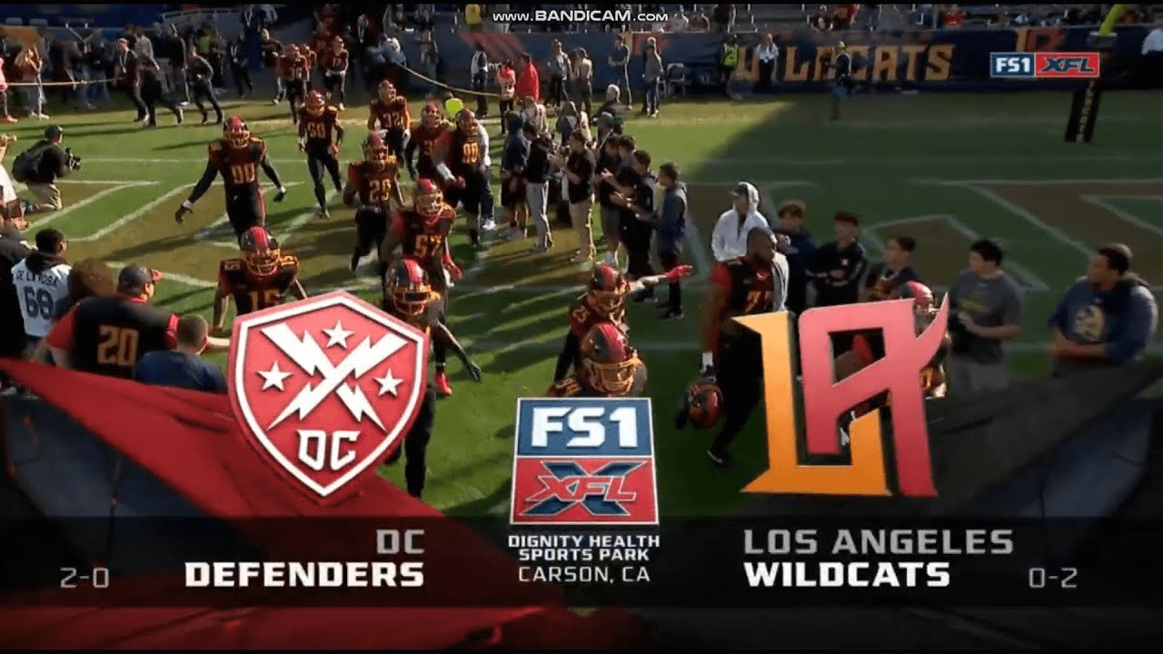 FS1 XFL intro | DC@LA | 2/23/2020