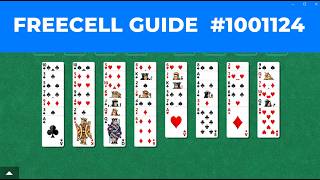 FreeCell 1001124（フリーセル） ( TдT)ノ Unknown difficulty level