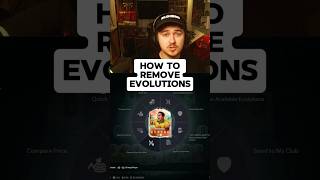 How to Remove Evolutions #eafc26 #fc26 #tutorial