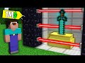 Minecraft NOOB vs PRO : NOOB BOUGHT MOST SECURE SWORD FOR 1.000.000$! Challenge 100% trolling
