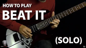 How to Play "Beat It" Solo - Eddie Van Halen Michael Jackson