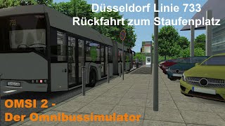 Omsi 2 Düsseldorf Linie 733 Rückfahrt zum Staufenplatz Solaris Urbino IV G