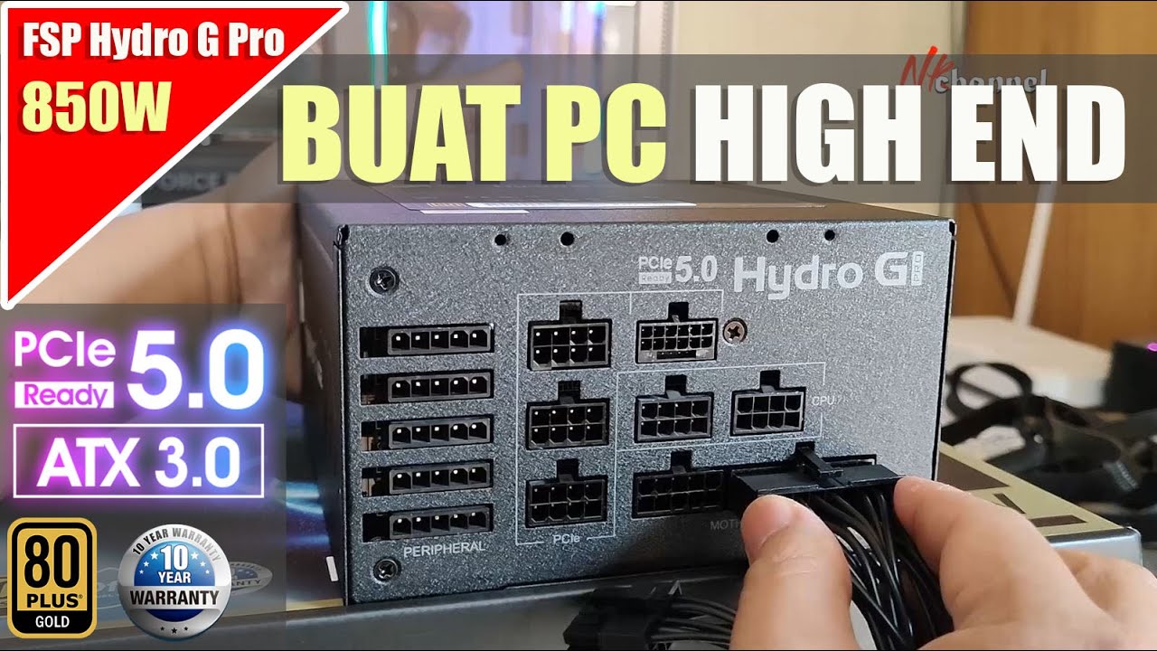 Power Supply untuk pc gaming mantap nih! Support ATX 3.0 & PCIE 5.0