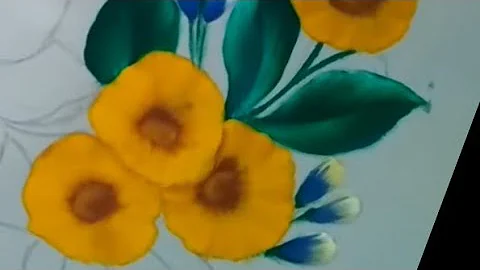 How to learn painting tutorial Pillow Cover Design .        || SalehaPainting ||