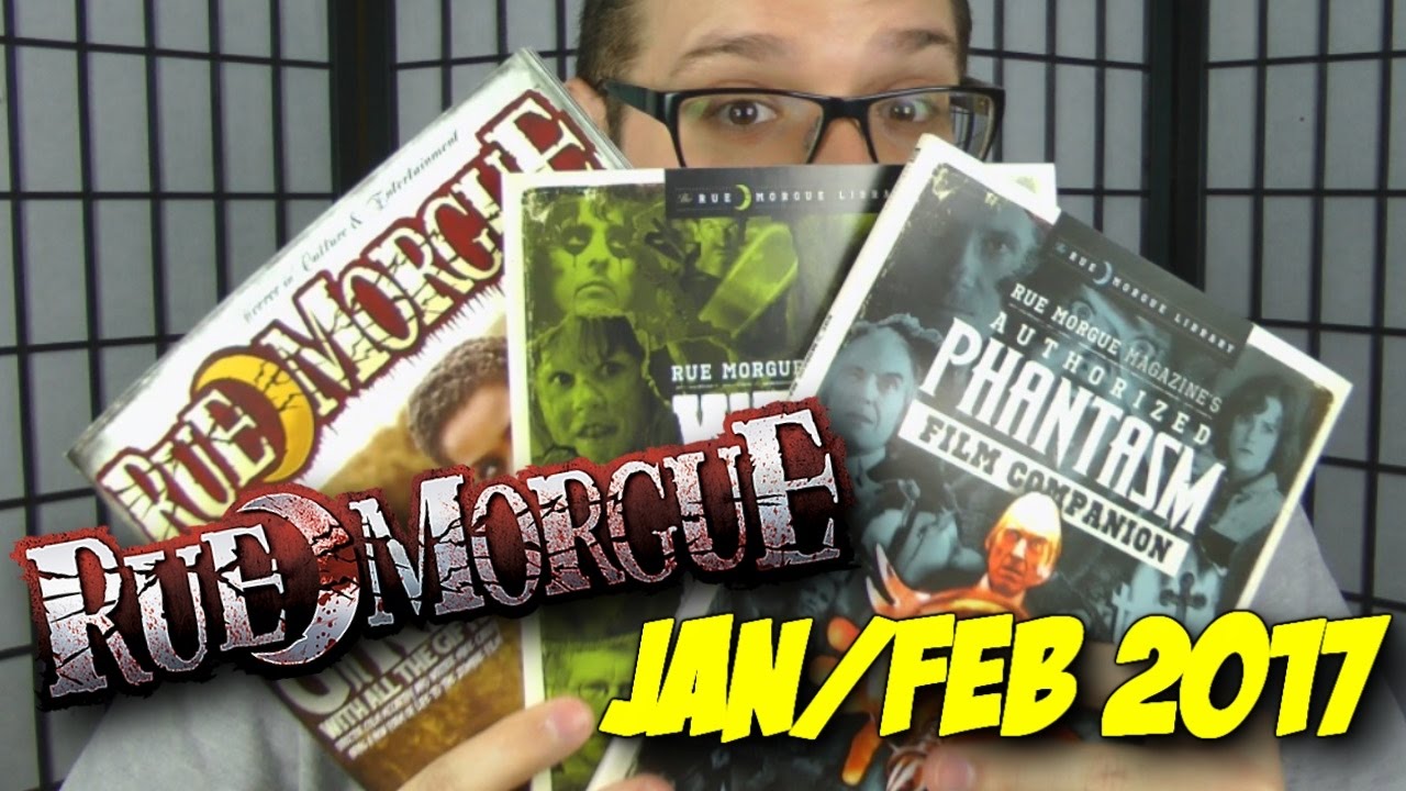 Rue Morgue Magazine (Jan/Feb 2017) - Blood Splattered Unboxing (Magazine Review)