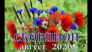 СКОРПИОН - РАБОТА, ФИНАНСЫ, ЛЮБОВЬ. Таро прогноз на АВГУСТ 2020