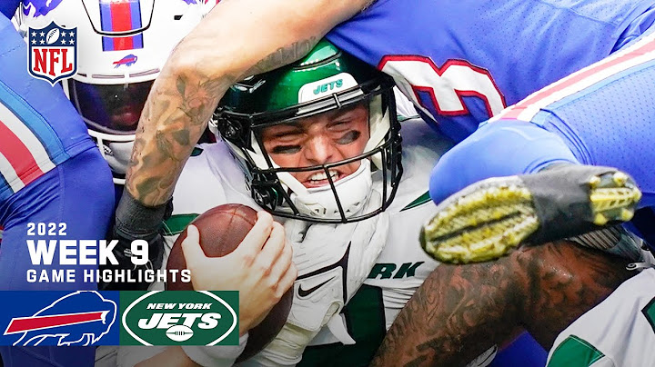 Buffalo Bills vs. New York Jets | 2022 Week 9 Game Highlights