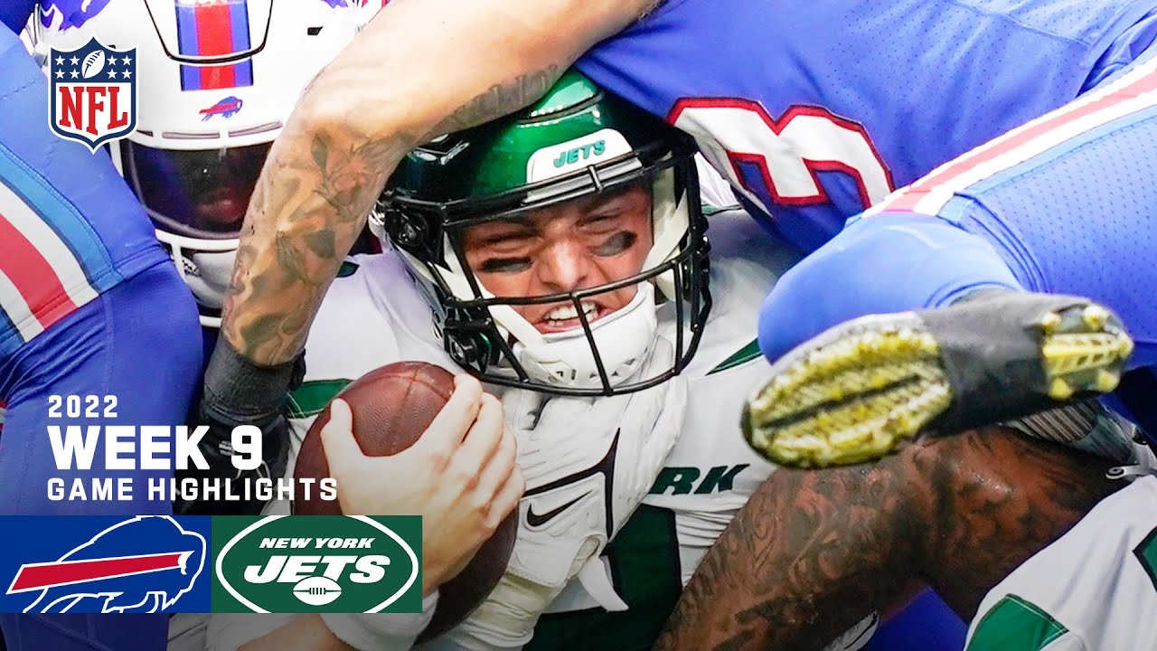 Buffalo Bills vs. New York Jets | 2022 Week 9 Game Highlights – NFL
