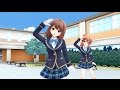 【MMD】純情スカート@ガールフレンド(仮) 《椎名心実&櫻井明音&望月エレナ&クロエ・ルメール&村上文緒》