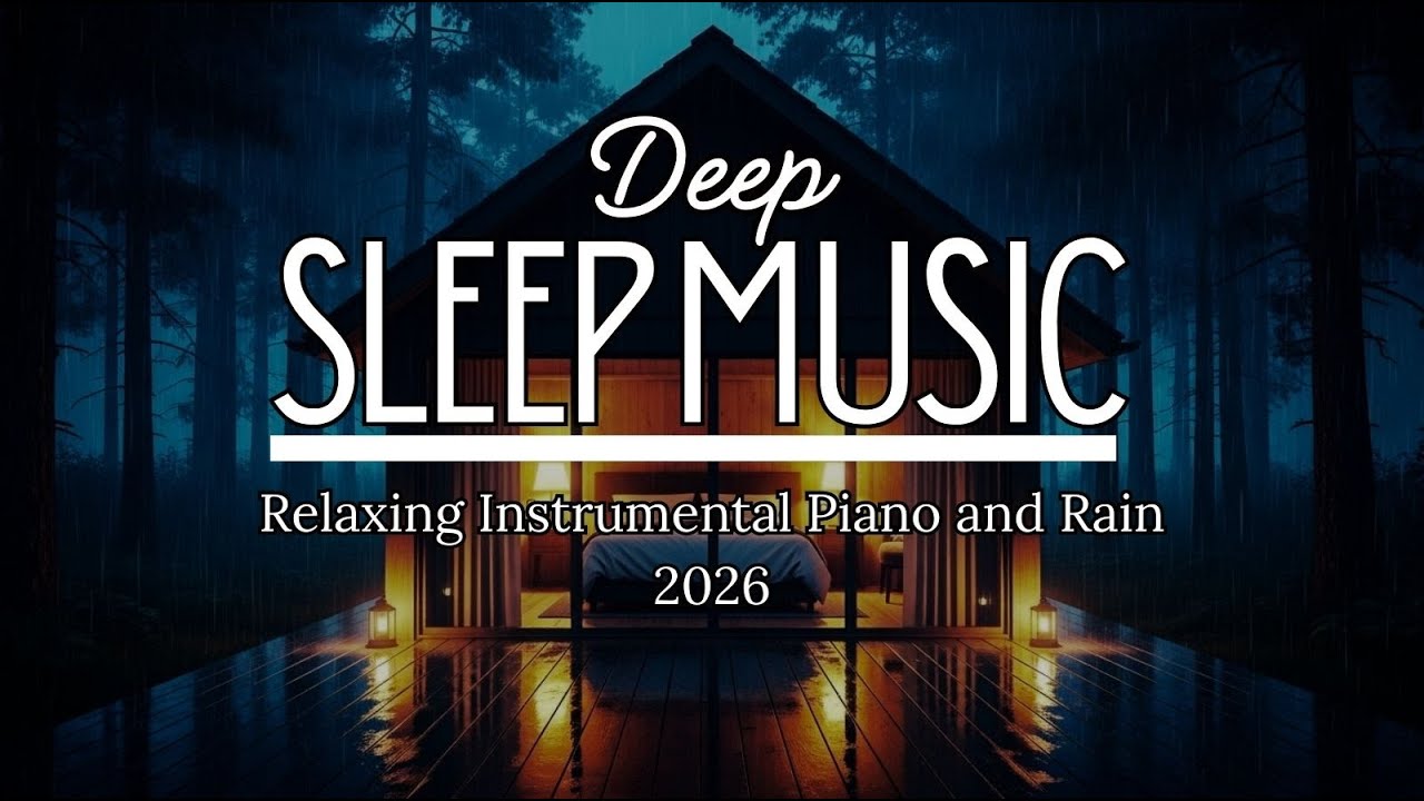 Your Brain Finally Goes Quiet | Deep Sleep Piano + Rain Sounds For Relaxing Anxiety And Insomnia .
