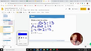 Math Lesson 28 Sessions 1 & 2 Google Slides: Adding Two-Digit and One-Digit Numbers