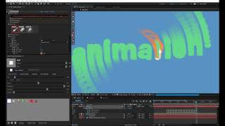 Paint & Stick Tutorial: Creating a simple text swirl transition