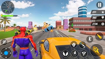 Spider Robot Hero Car Game - Gameplay #3
