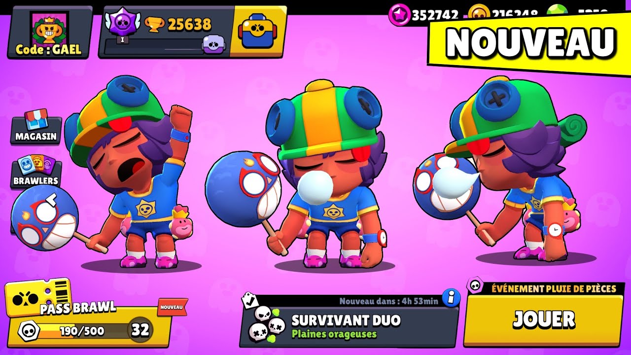 Brawl Stars On Achete Le Nouveau Skin De Emery Energise Youtube - photos de emery dans brawl stars